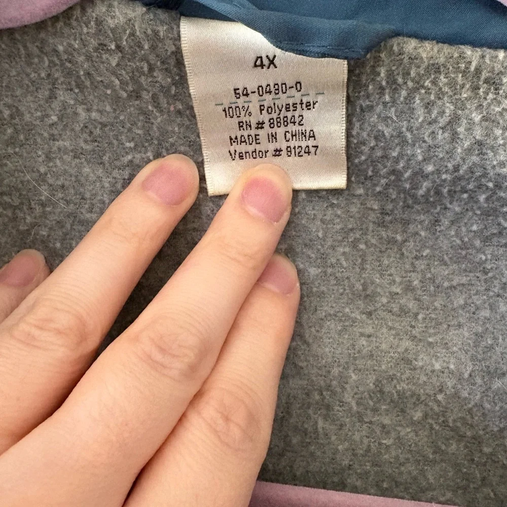 Teal Blue Women's Anorak Jacket - Unbranded - Picture 3 of 7